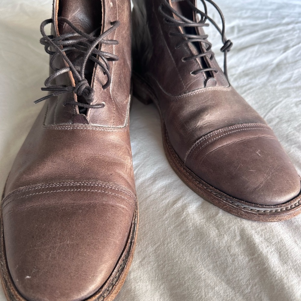 Frye Men's Cap Toe Boots - Seth Style - Picture 6 of 9